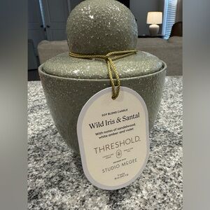 2 Pack Threshold with studio McGee wild Iris & Santal Soy Blend- 3 wick candles